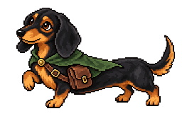 Our dachshund adventuring companion
